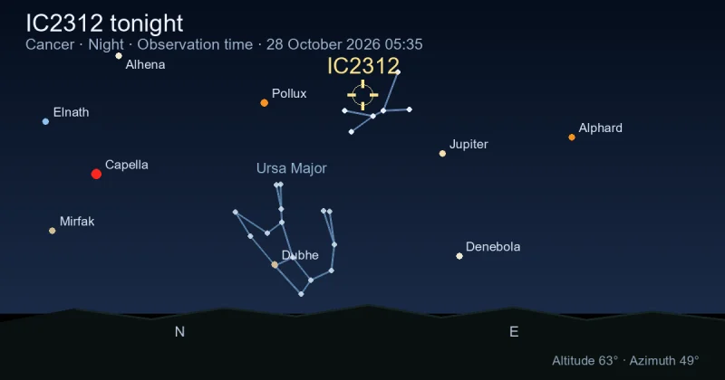 IC2312 tonight