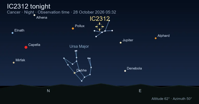 IC2312 tonight