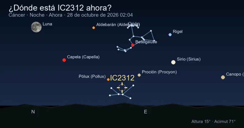 ¿Dónde está IC2312 ahora?