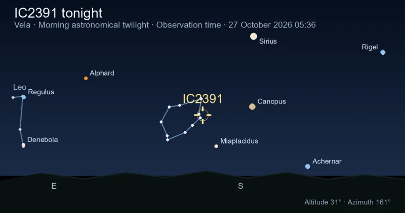 IC2391 tonight
