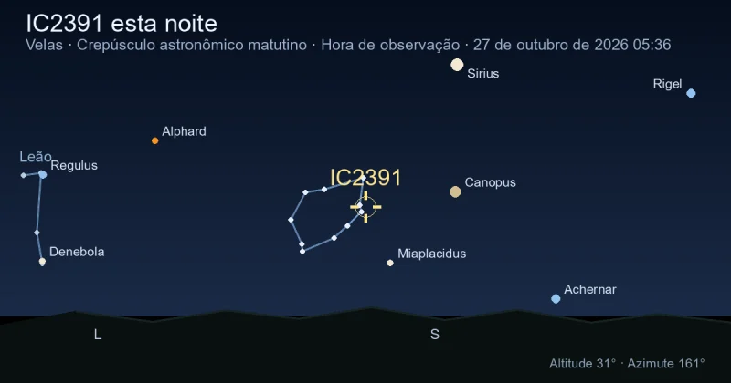 IC2391 esta noite