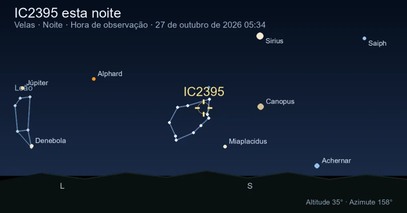 IC2395 esta noite