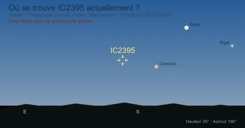 Où se trouve IC2395 actuellement ?