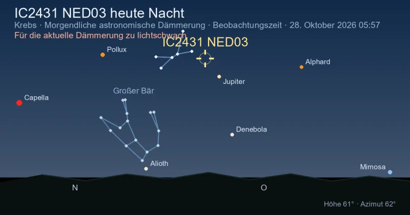 IC2431 NED03 heute Nacht