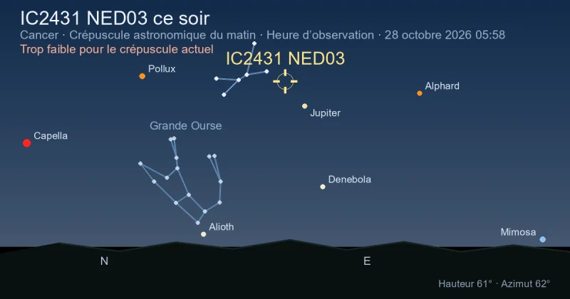 IC2431 NED03 ce soir