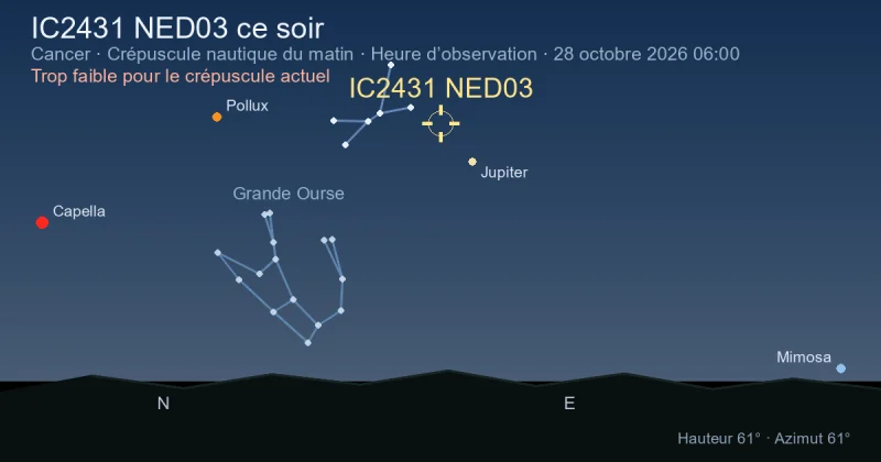 IC2431 NED03 ce soir