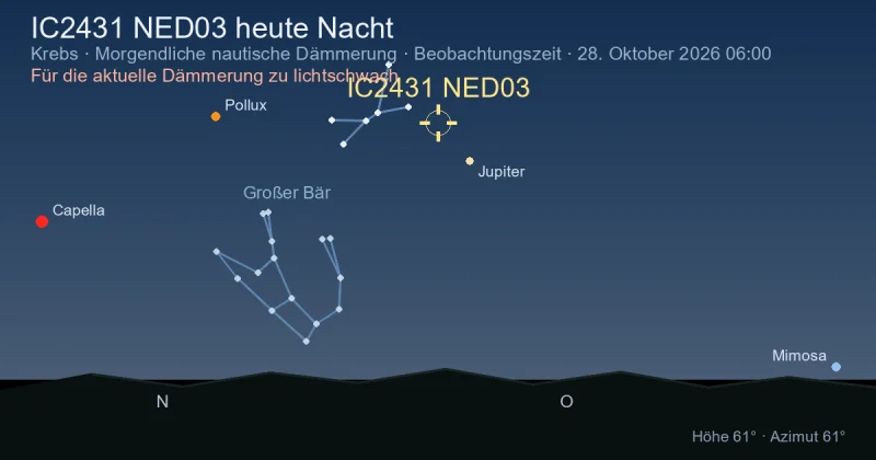 IC2431 NED03 heute Nacht