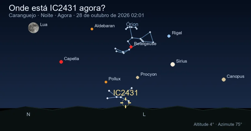 Onde está IC2431 agora?