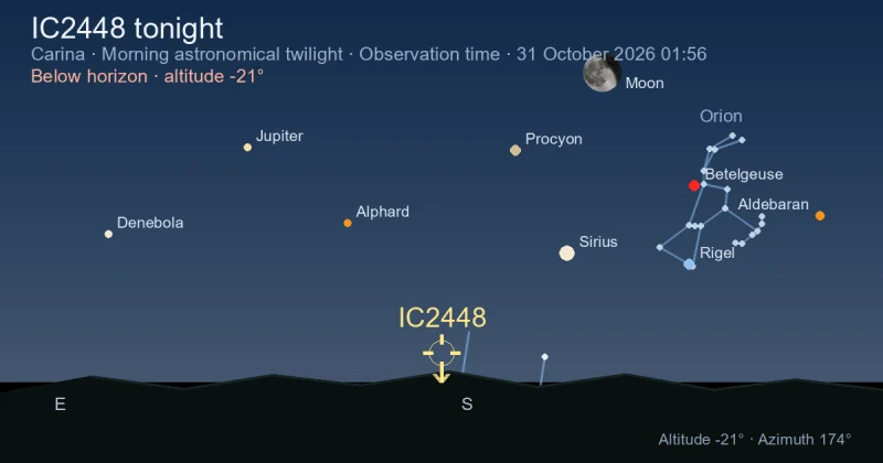 IC2448 tonight