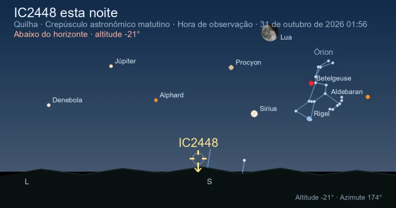 IC2448 esta noite