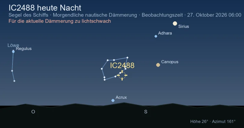IC2488 heute Nacht