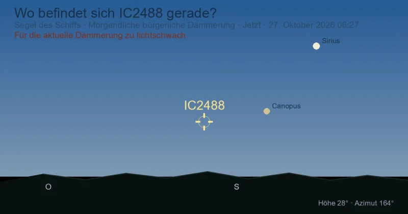 Wo befindet sich IC2488 gerade?