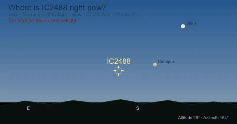 Where is IC2488 right now?
