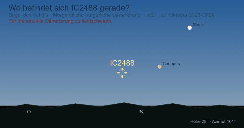 Wo befindet sich IC2488 gerade?