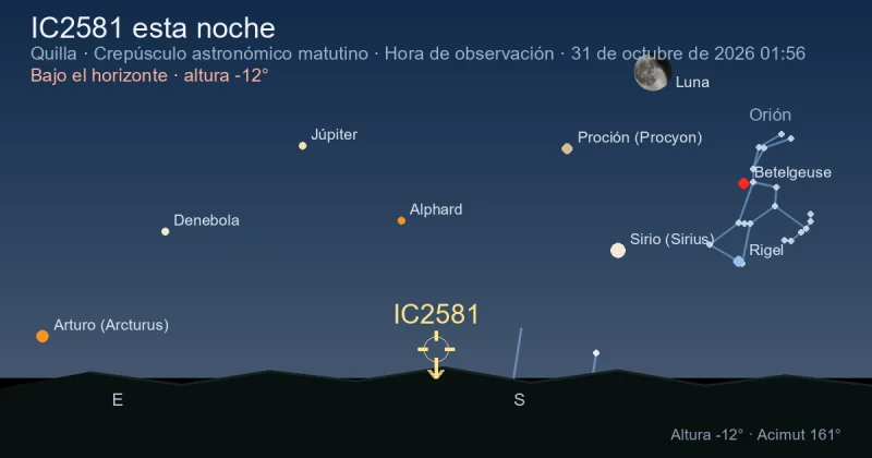 IC2581 esta noche
