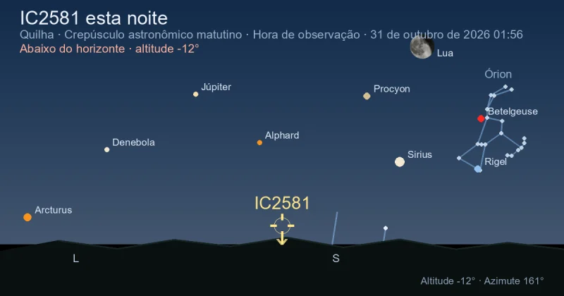 IC2581 esta noite