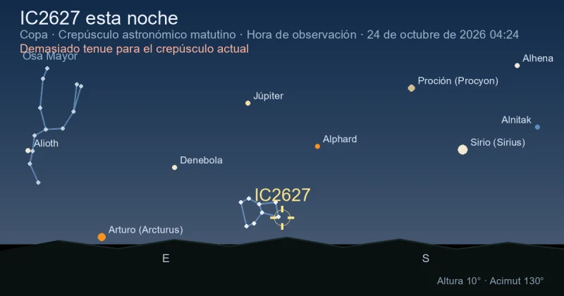 IC2627 esta noche