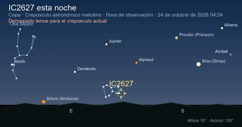 IC2627 esta noche