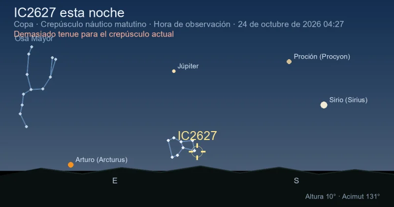 IC2627 esta noche