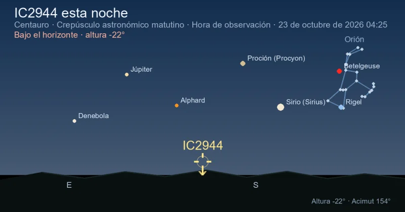 IC2944 esta noche