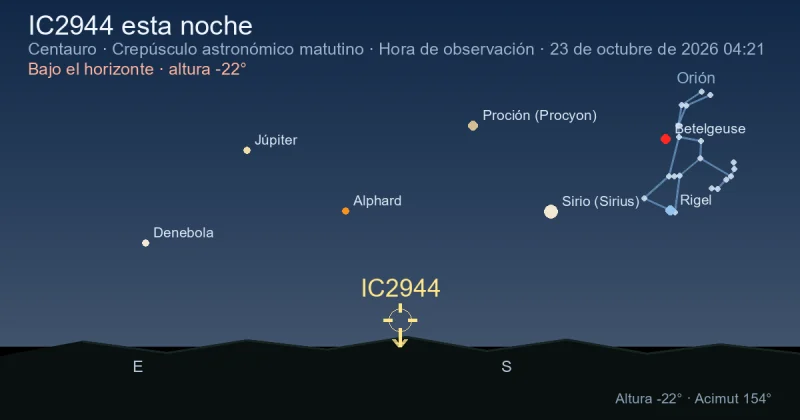 IC2944 esta noche