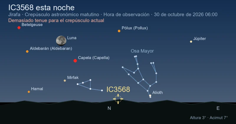 IC3568 esta noche