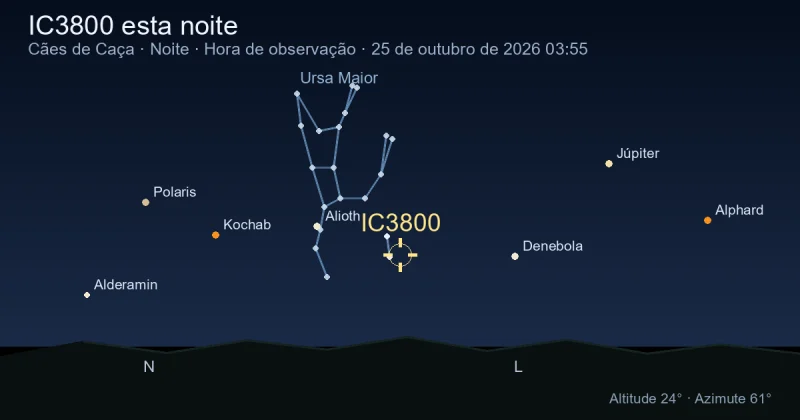 IC3800 esta noite
