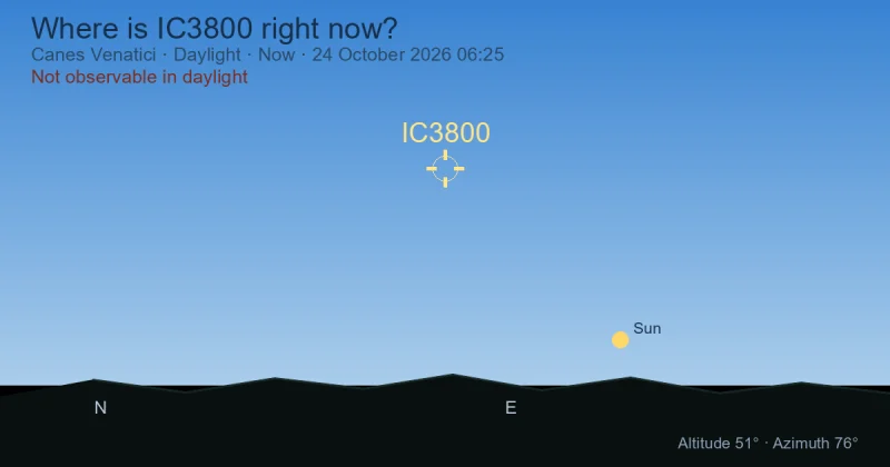 Where is IC3800 right now?