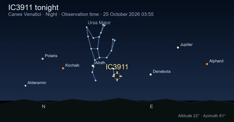 IC3911 tonight