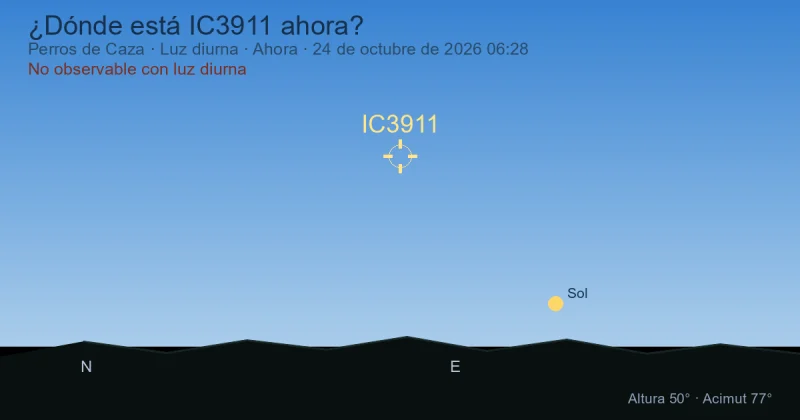 ¿Dónde está IC3911 ahora?