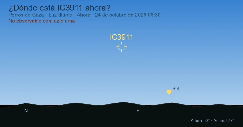 ¿Dónde está IC3911 ahora?