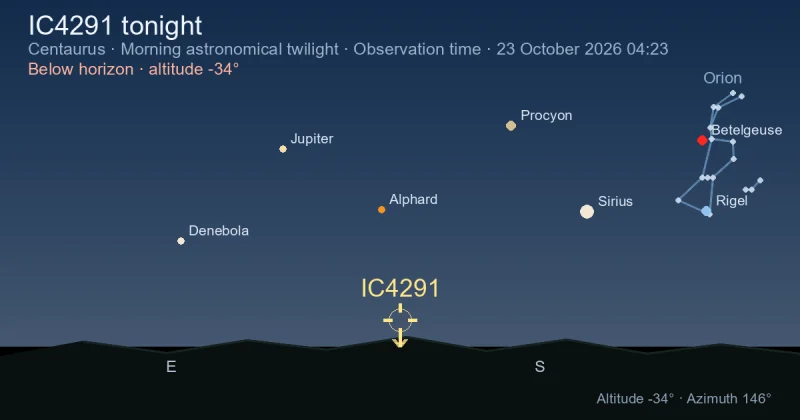 IC4291 tonight