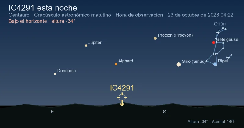 IC4291 esta noche