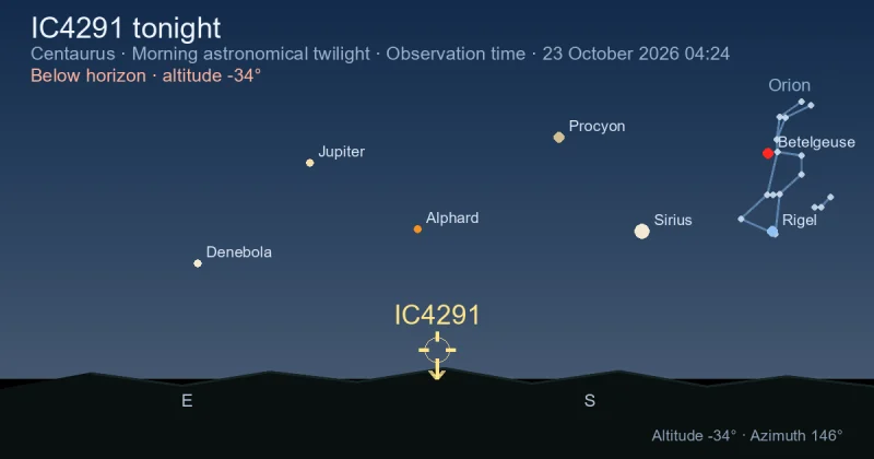 IC4291 tonight