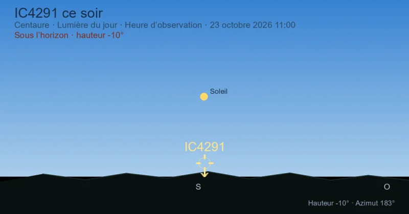 IC4291 ce soir