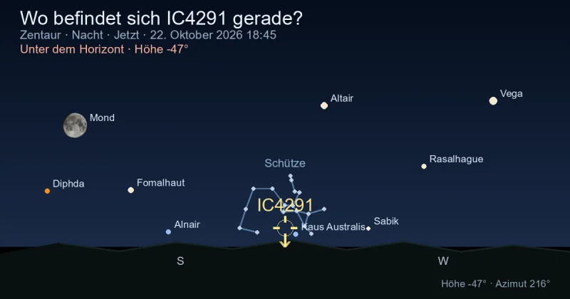 Wo befindet sich IC4291 gerade?
