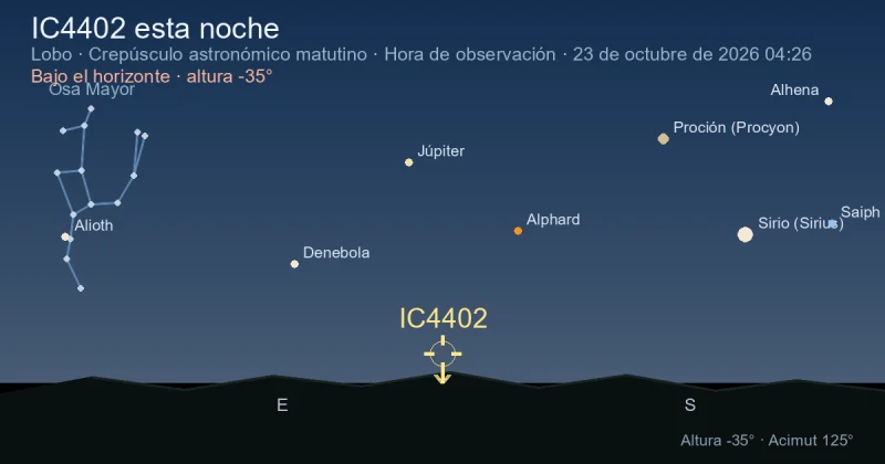 IC4402 esta noche