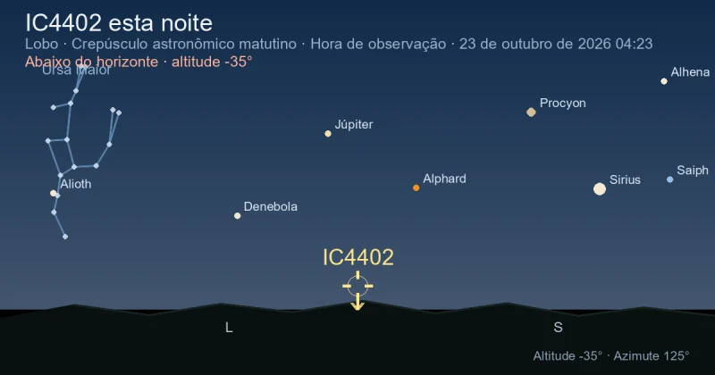 IC4402 esta noite