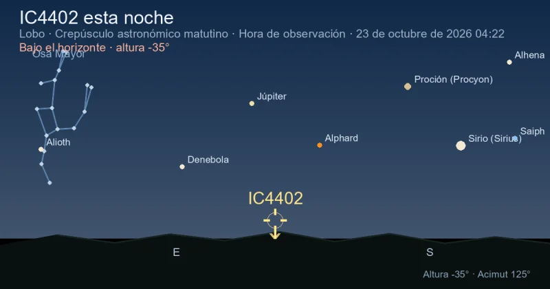 IC4402 esta noche