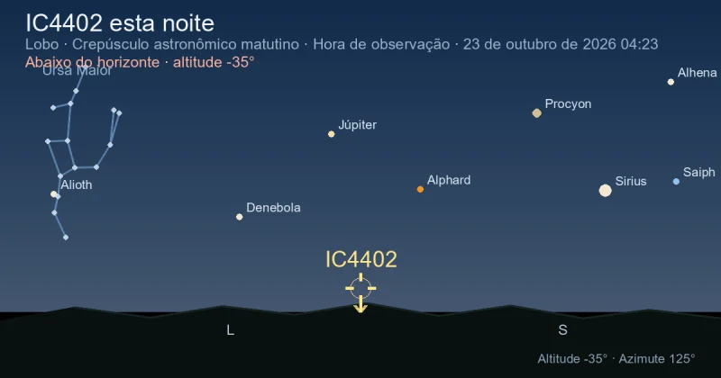 IC4402 esta noite
