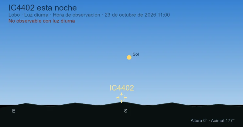 IC4402 esta noche