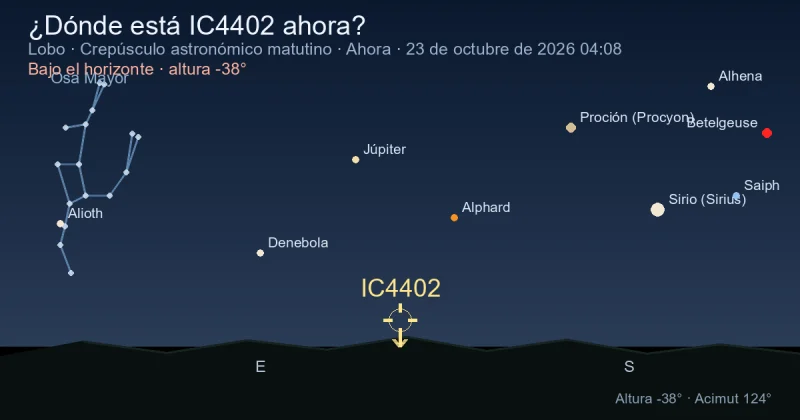 ¿Dónde está IC4402 ahora?