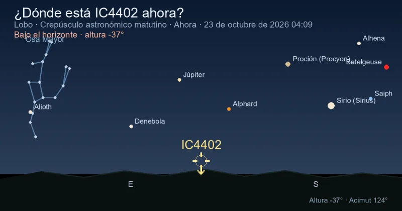 ¿Dónde está IC4402 ahora?