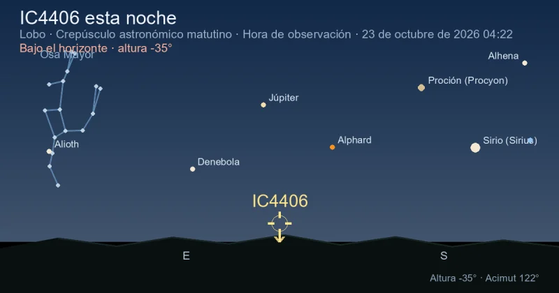 IC4406 esta noche