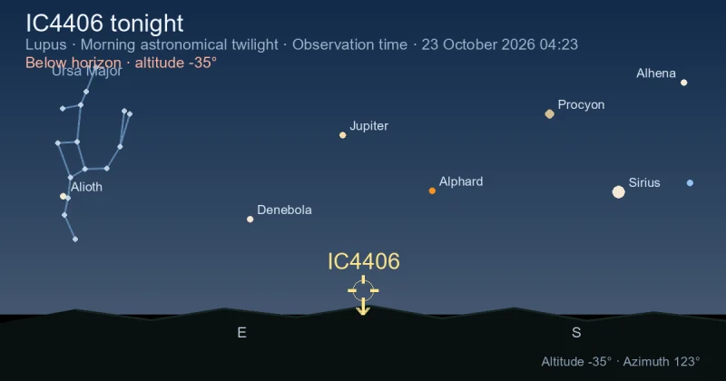 IC4406 tonight