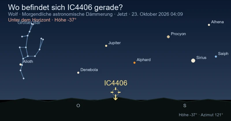 Wo befindet sich IC4406 gerade?