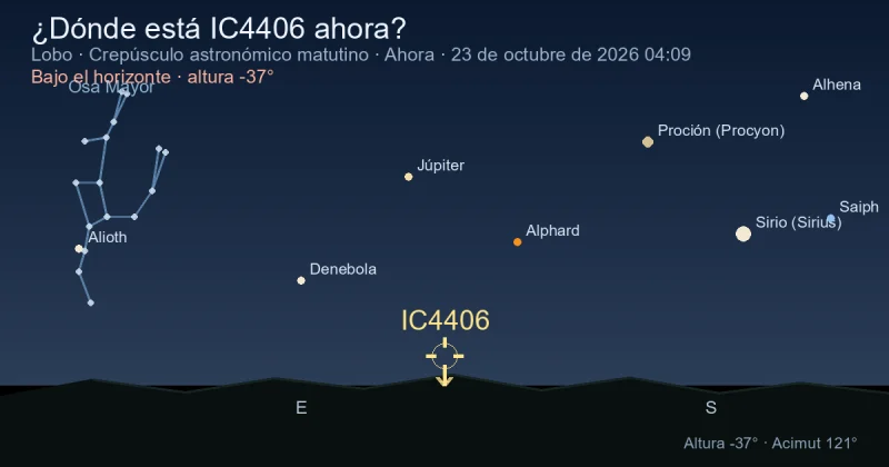 ¿Dónde está IC4406 ahora?