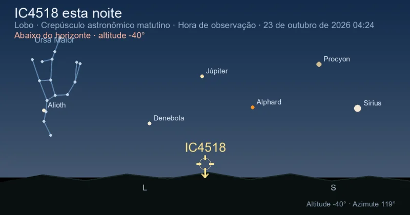 IC4518 esta noite
