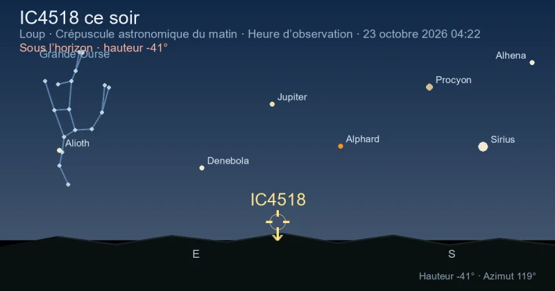 IC4518 ce soir