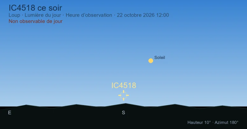 IC4518 ce soir